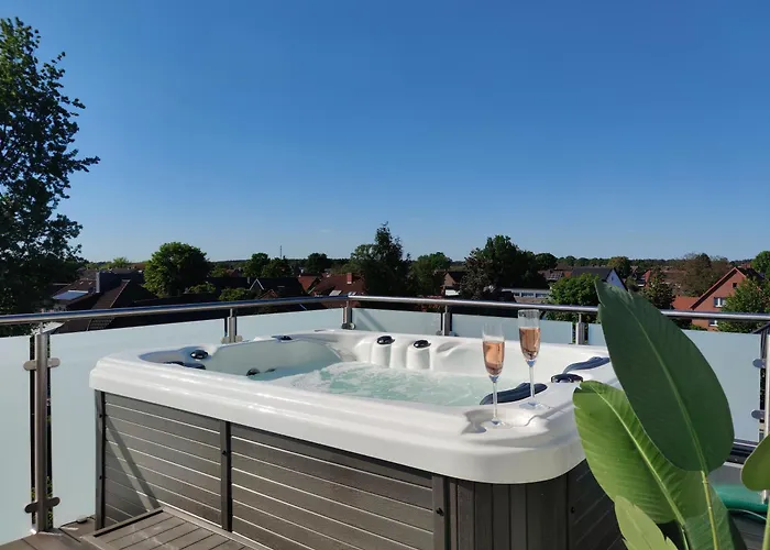 Penthouse Mit Whirlpool Im Herzen Von Niedersachsen