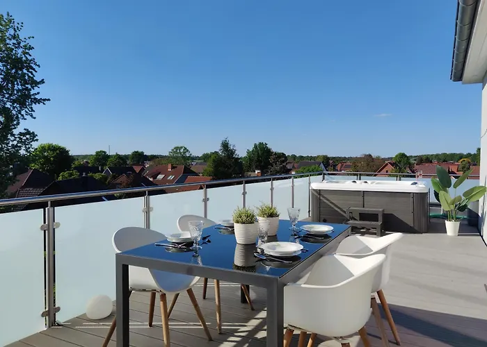 Penthouse Mit Whirlpool Im Herzen Von Niedersachsen